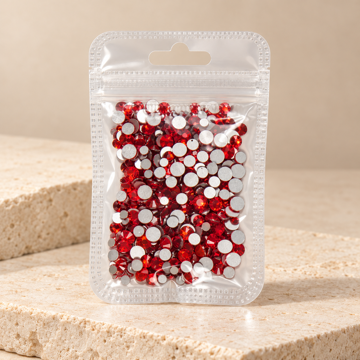 CRISTAL BOLSA LT SIAM MIX TAMAÑO SH