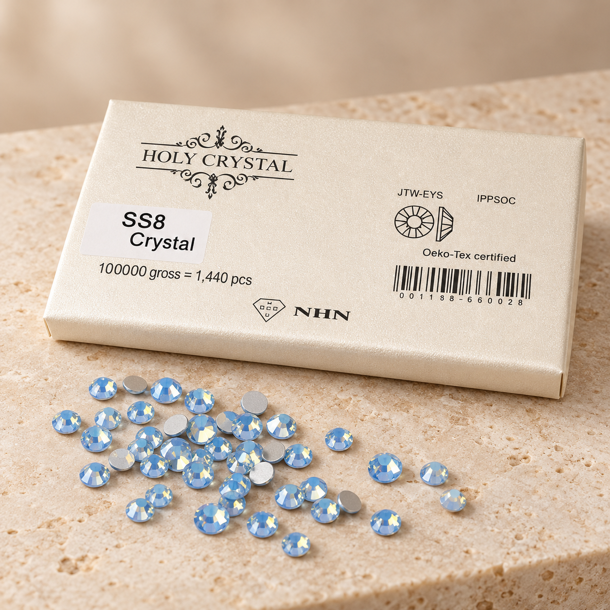 SS8 BLUE OPAL CARTERA 1440 CRISTALES