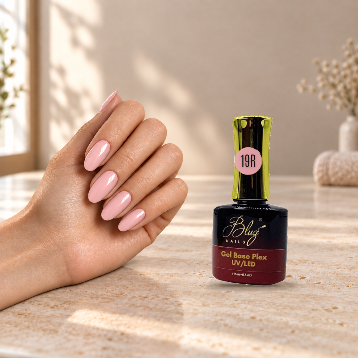 BASE PLEX COLOR GEL #19R 15ML BLUZ