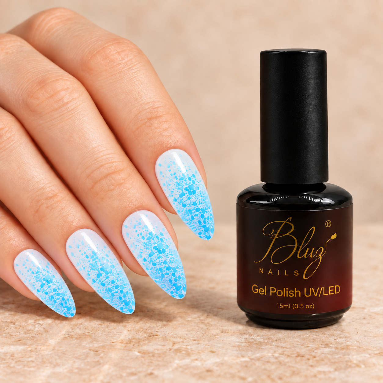 GEL GLITTER OPAL #137C 15ML BLUZ