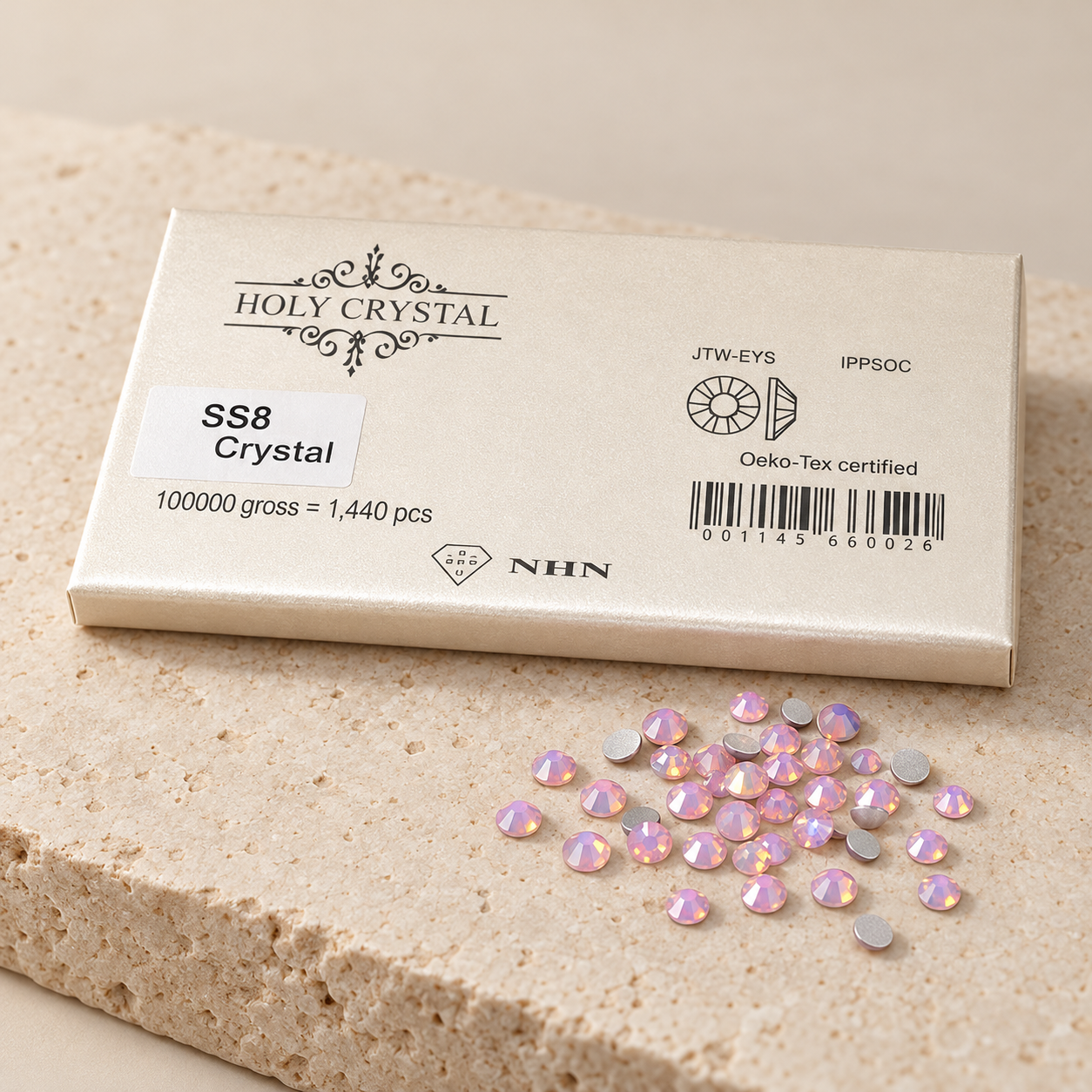 SS8 PINK OPAL CARTERA 1440 CRISTALES