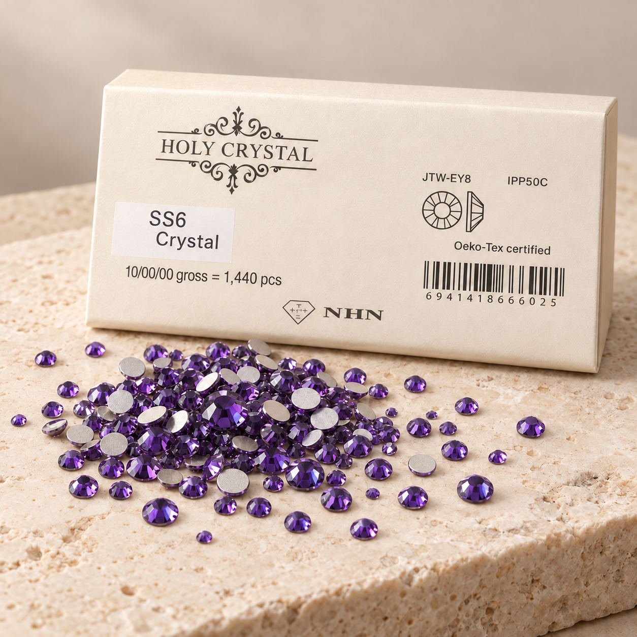 SS6 VIOLET CARTERA 1440 CRISTALES