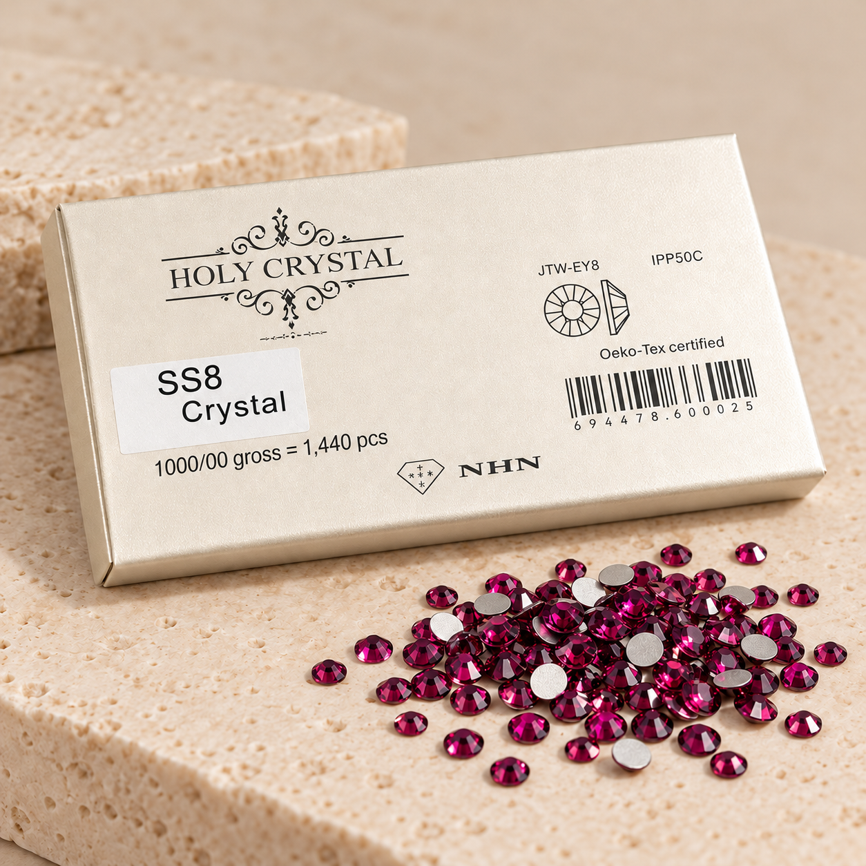 SS8 AMETHYST CARTERA 1440 CRISTALES