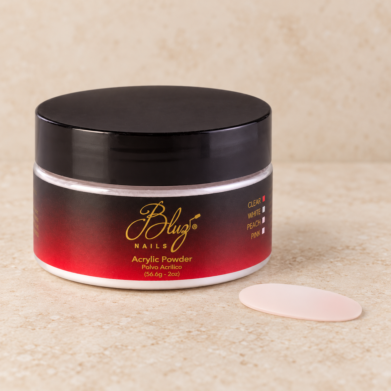 ACRY COVER ROSE 2OZ BLUZ