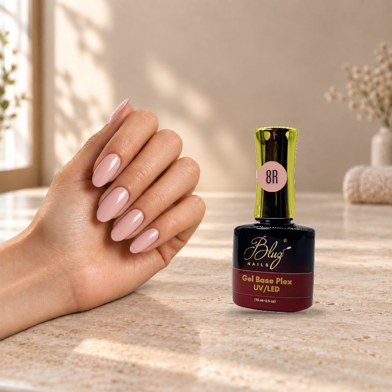BASE PLEX COLOR GEL #8R 15ML BLUZ