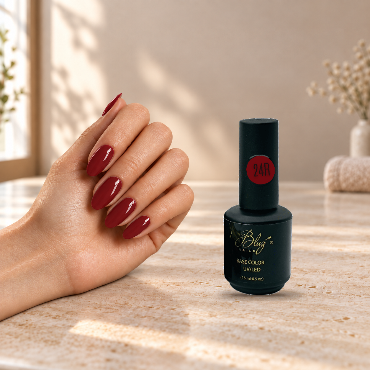 BASE PLEX COLOR GEL #24R 15ML BLUZ