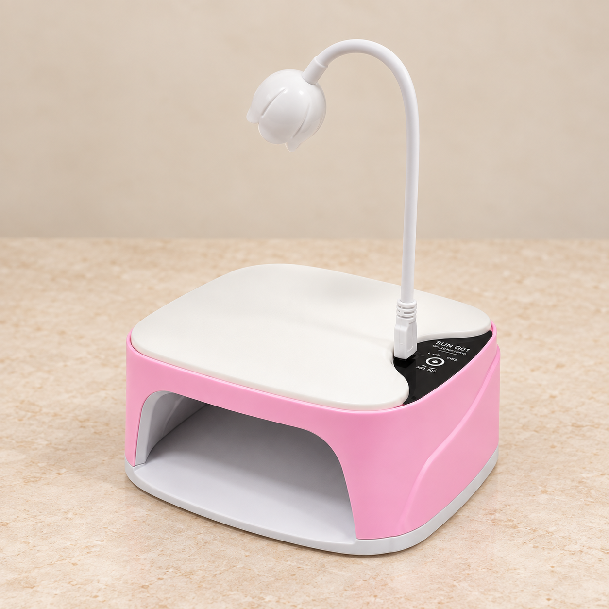 LÁMPARA RECARGABLE 2 EN 1 288W PINK NB