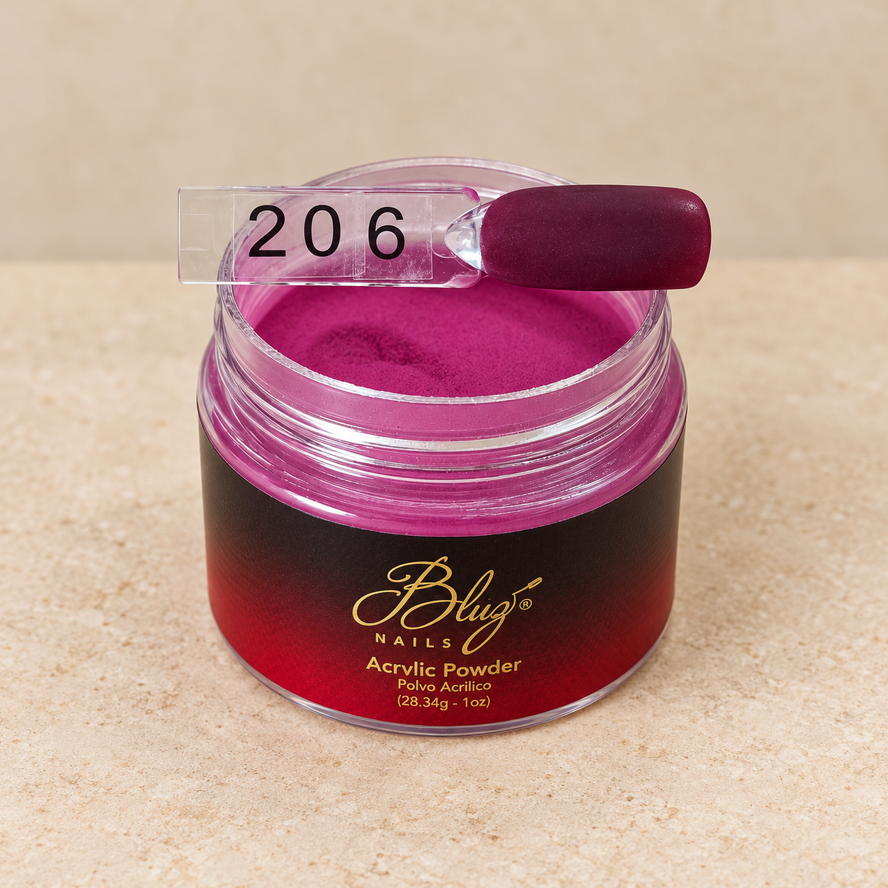 ACRY COLOR #206 1OZ BLUZ