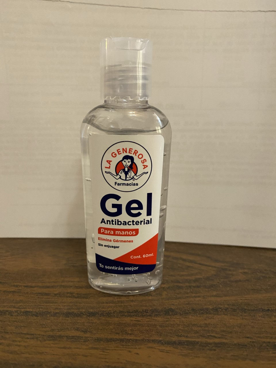 Gel antibacterial 60 ml.