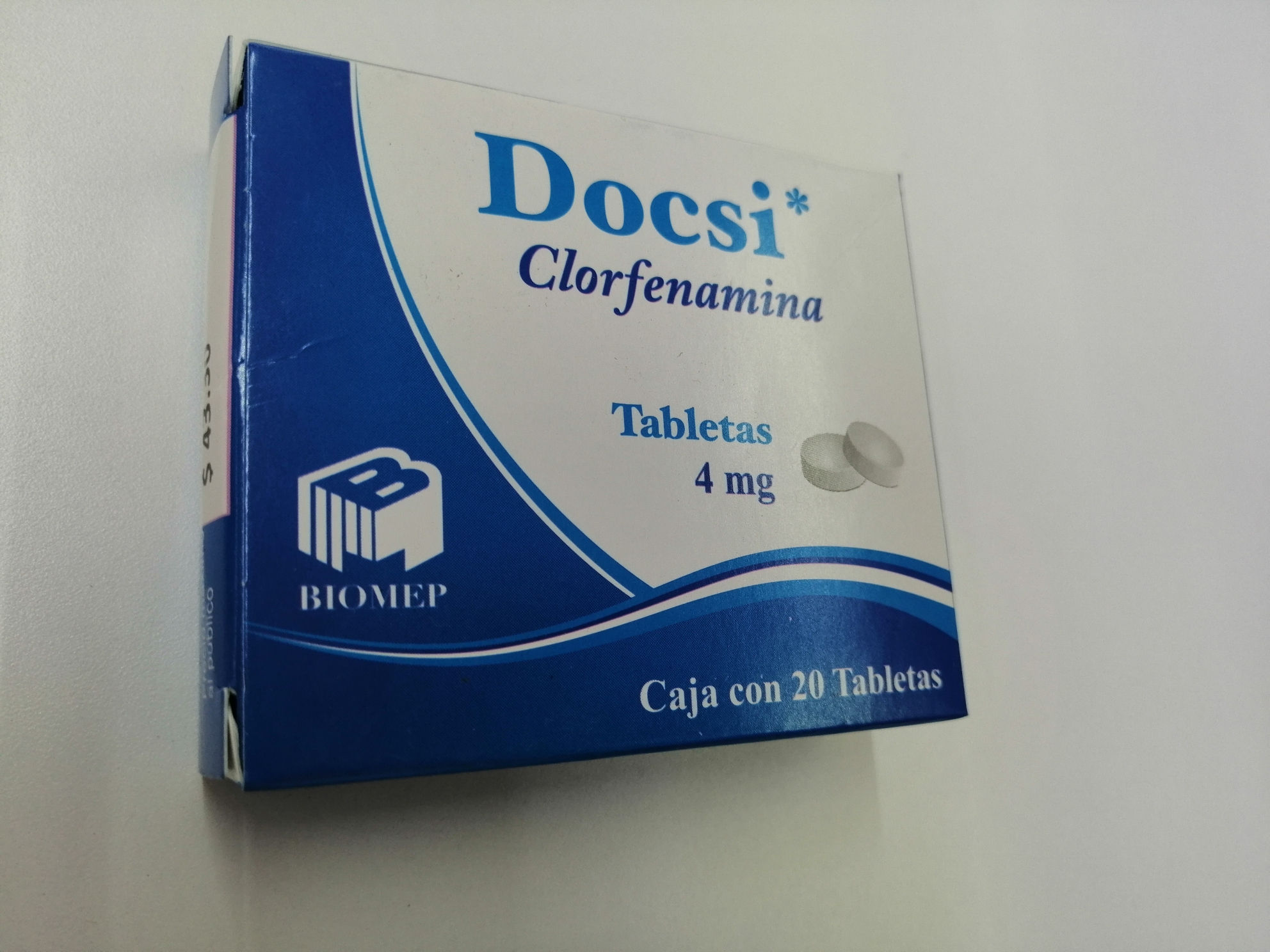 Clorfenamina 4 mg