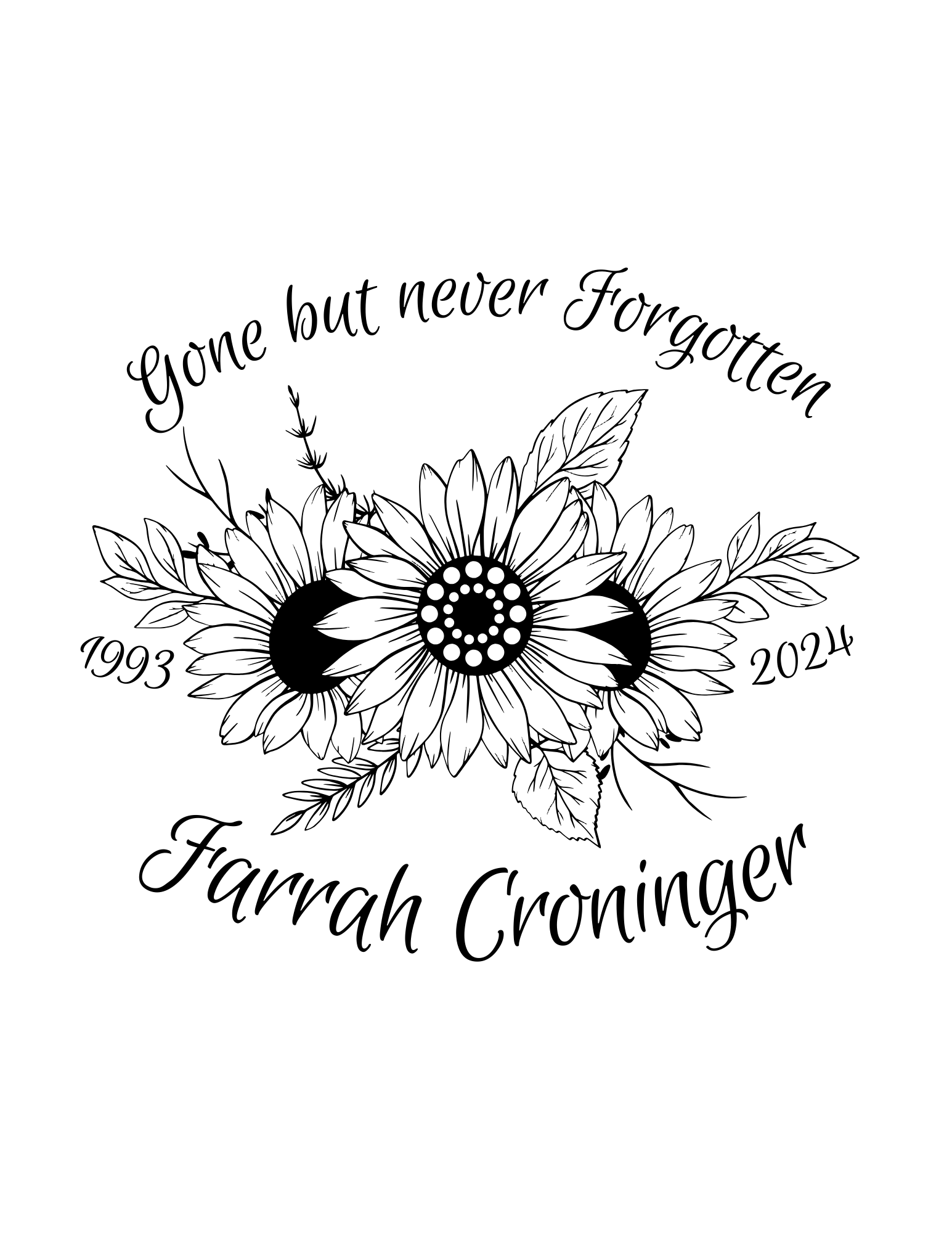 Sunflowers - Farrah Memorial
