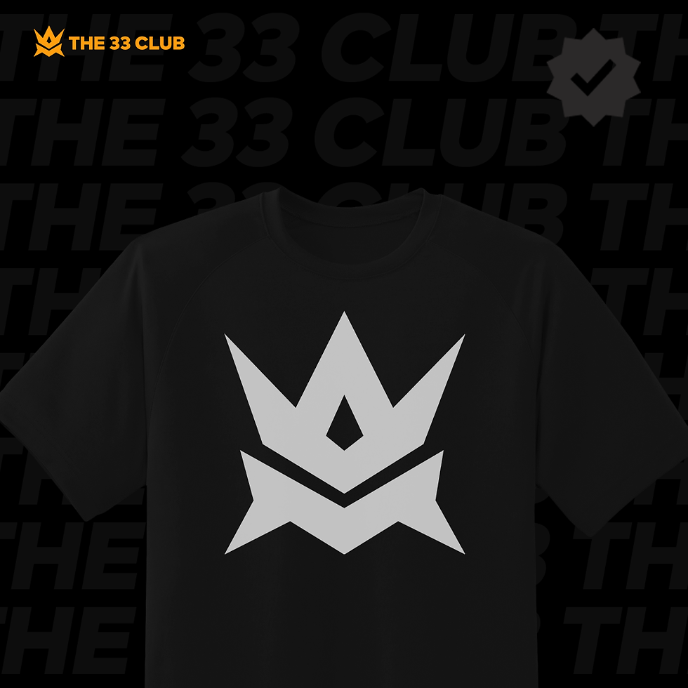 THE-33-CLUB-BLACK-SERIES-T-SHIRT-BIG-WHITE-LOGO