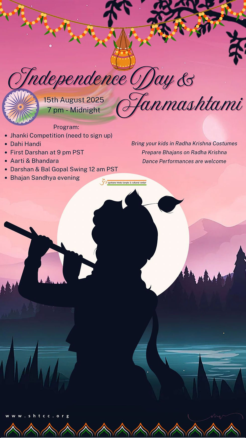 Celebrate Independence Day & Krishna Janmashtami