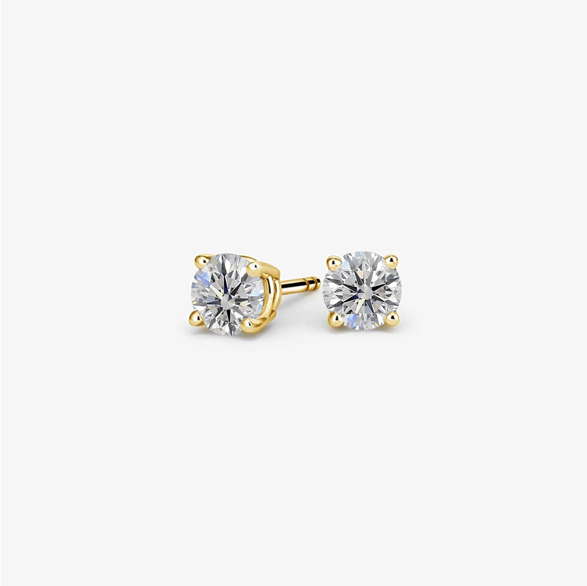 Aretes 0.50 ct Oro 14k