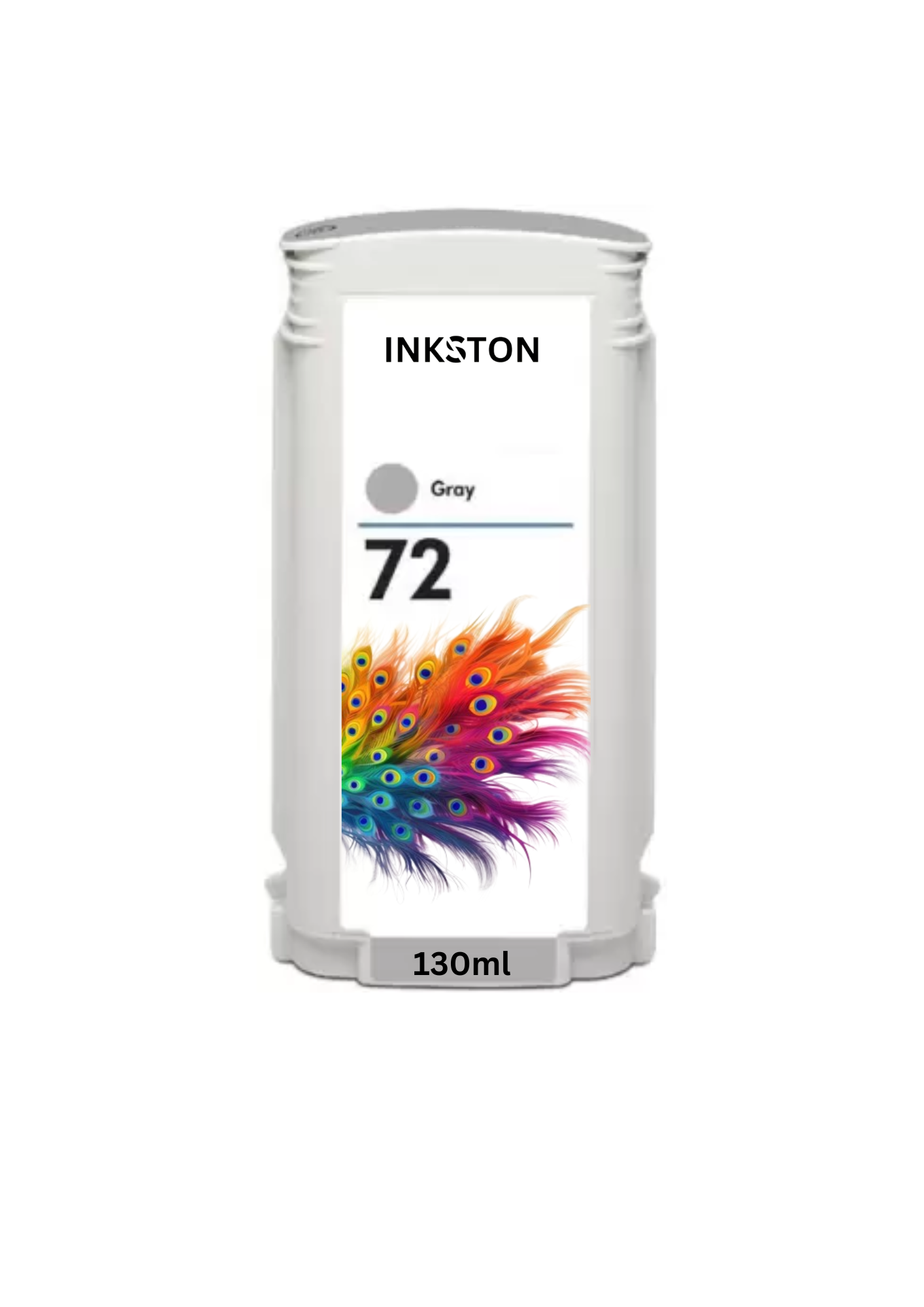 INKSTON 72 Gray Ink Cartridge 130 ML Compatible with Printer T610 T620 T770 T110