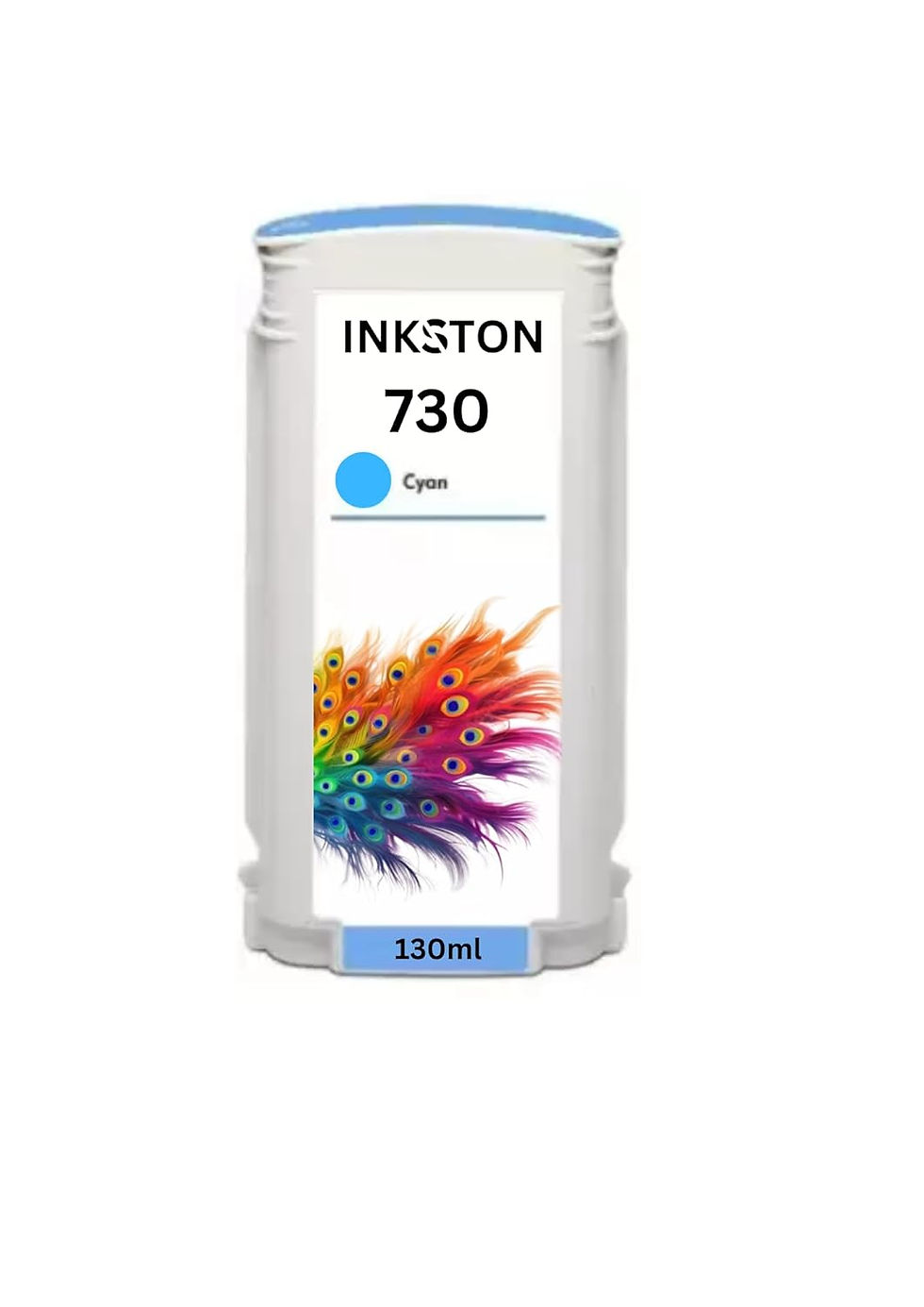Thumbnail: INKSTON 730 (130ML) Cyan Cartridge for USE in DESIGNJET T1700 T1700 Printer Seri