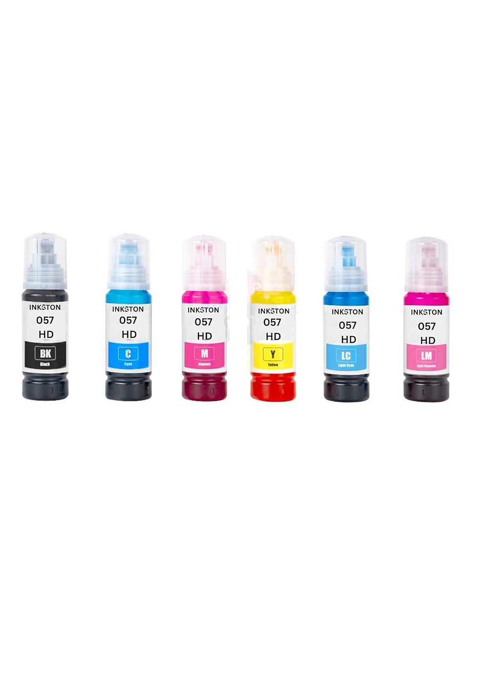 INKSTON 057 HD Refill Ink Cyan ,yellow, magenta ,light magenta ,lightcyan ,black