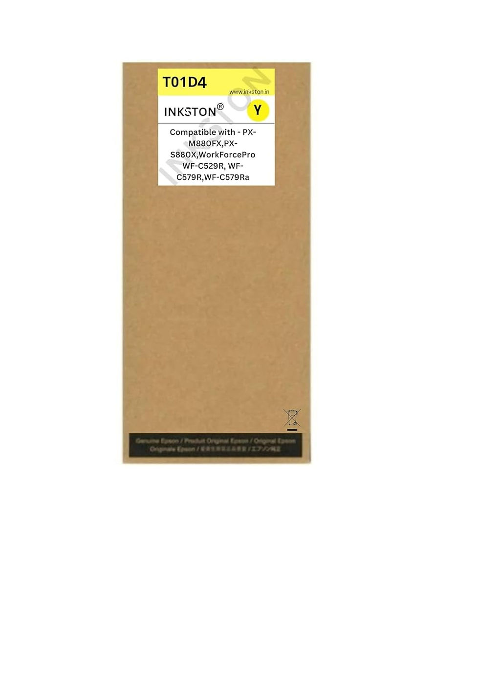 INKSTON® T01D4 YELLOW Ink Cartridge Compatible with - PX-M880FX,PX-S880