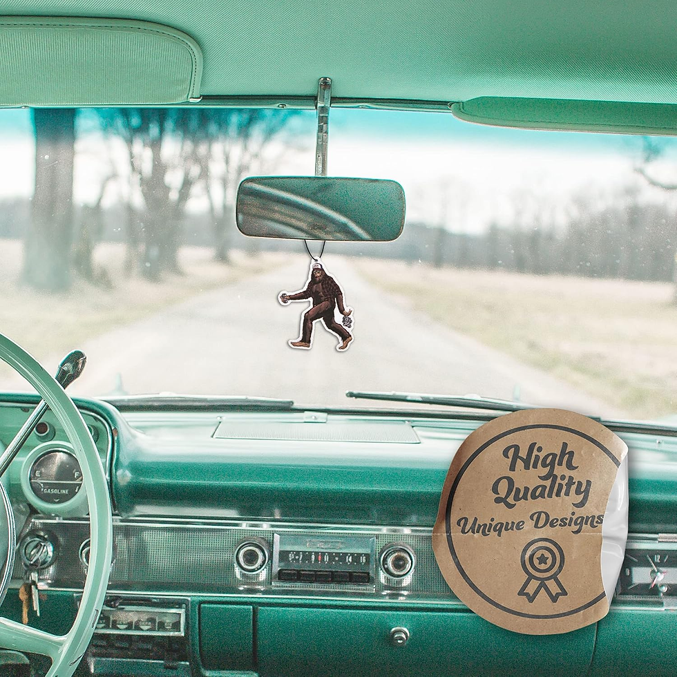 Thumbnail: Sasquatch Car Air Fresheners 4 Pack, Car Air Fresheners Scented with Premium Oil