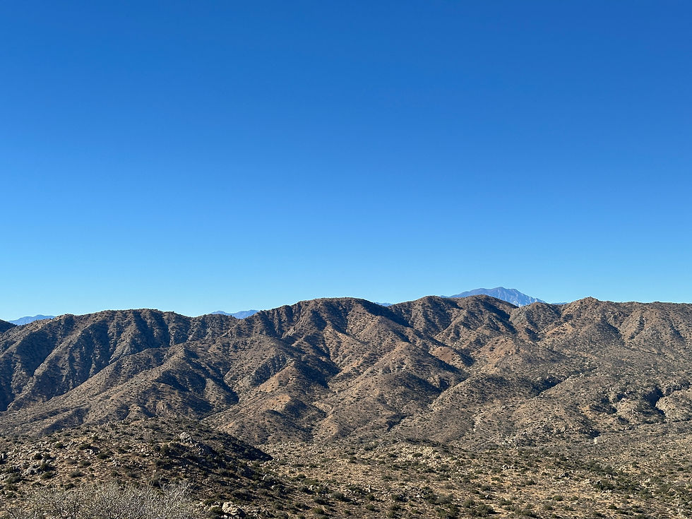 San Jacinto view from Joshua Tree National Park