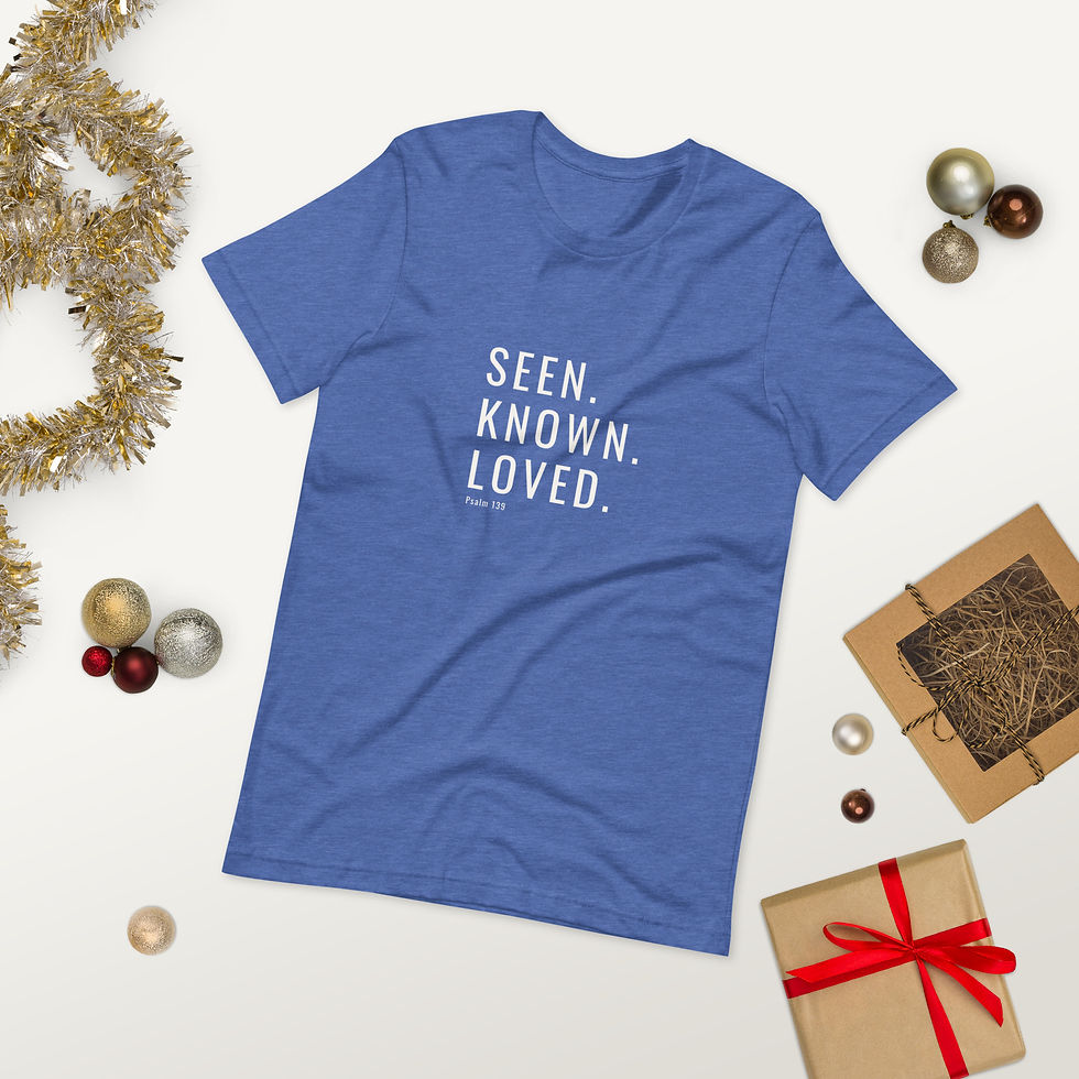 Thumbnail: Seen.  Known.  Loved.  Unisex t-shirt