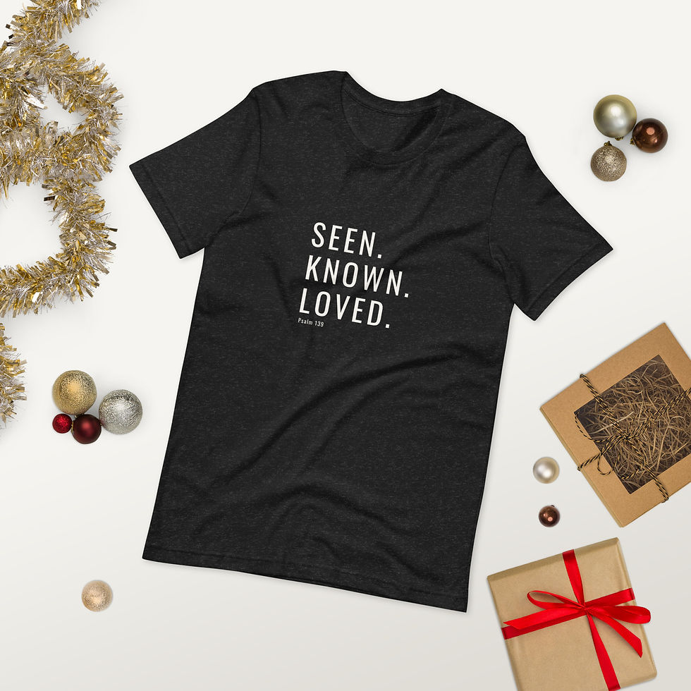 Thumbnail: Seen.  Known.  Loved.  Unisex t-shirt