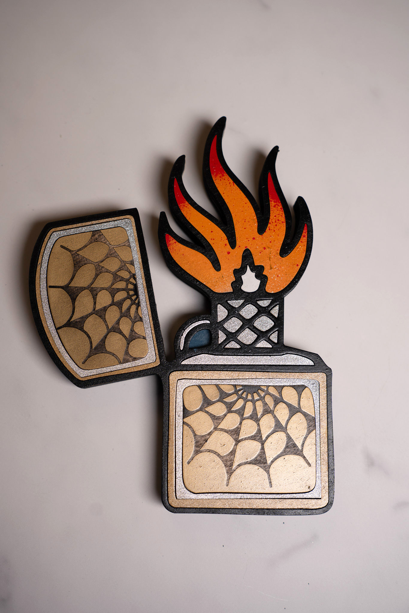 Traditional Lighter Wooden Wall Hanging