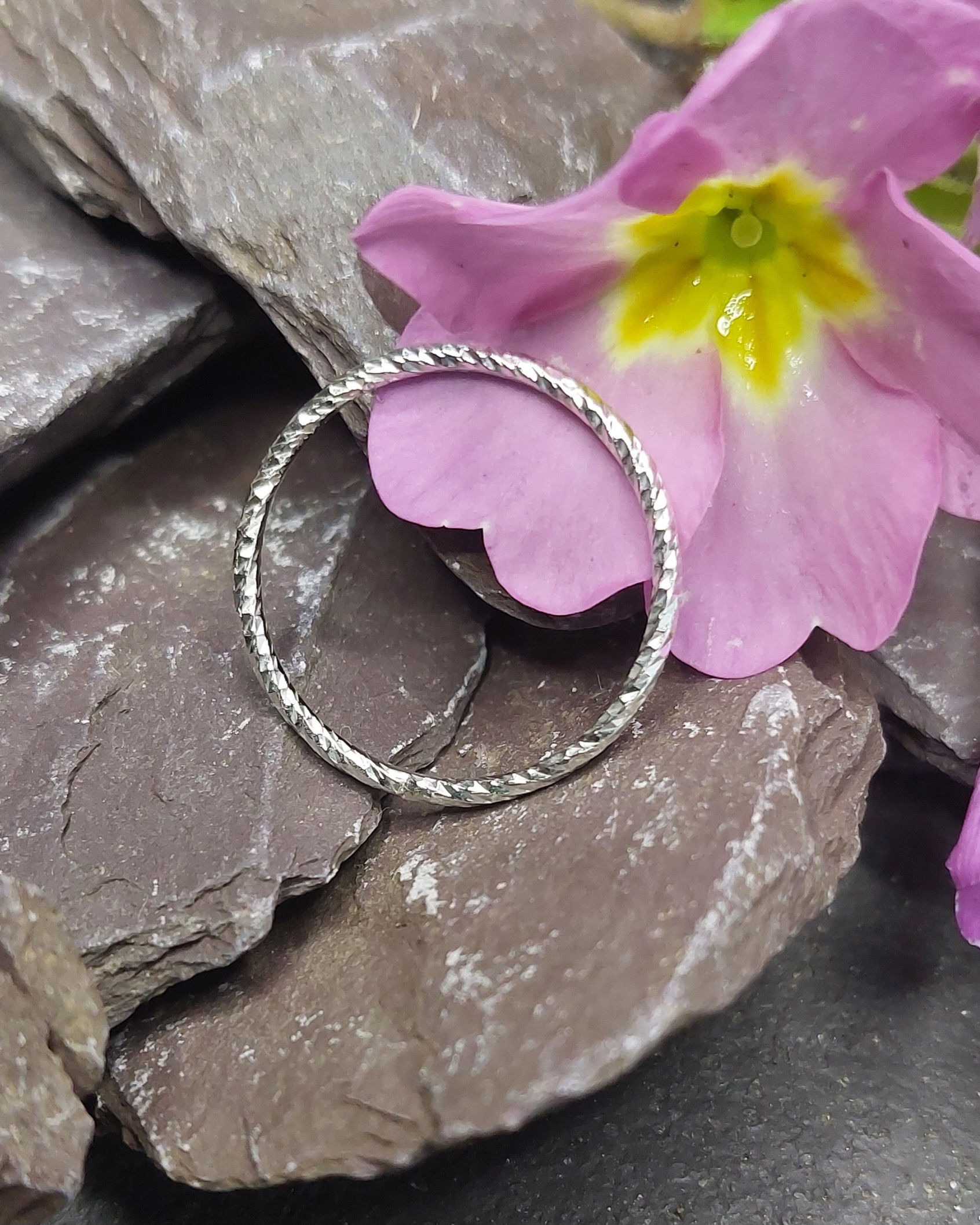 Sterling Silver Dazzle Twist Ring