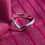 Thumbnail: Sterling Silver Wishbone Hope Ring 