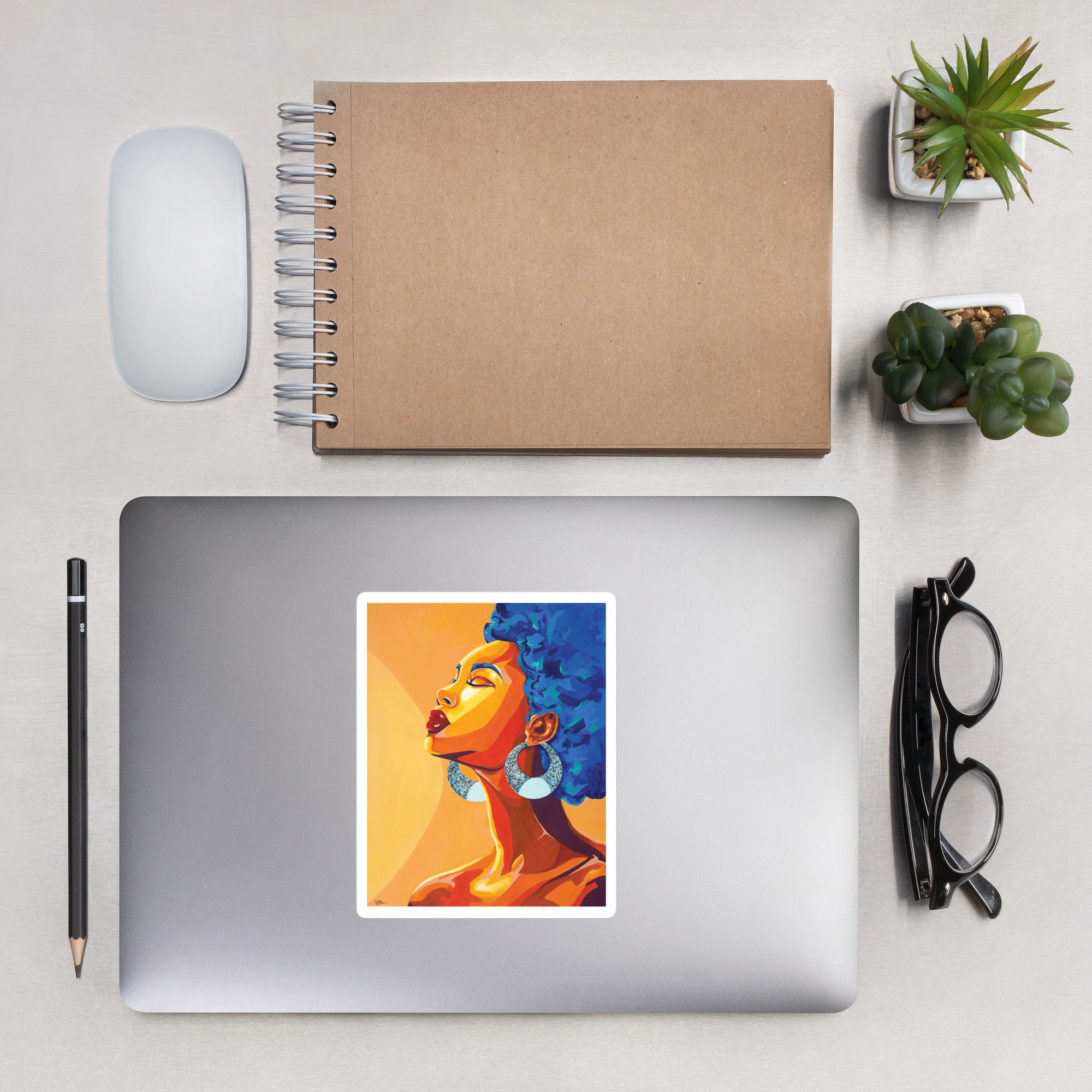 Sun-Kissed Bubble-free stickers