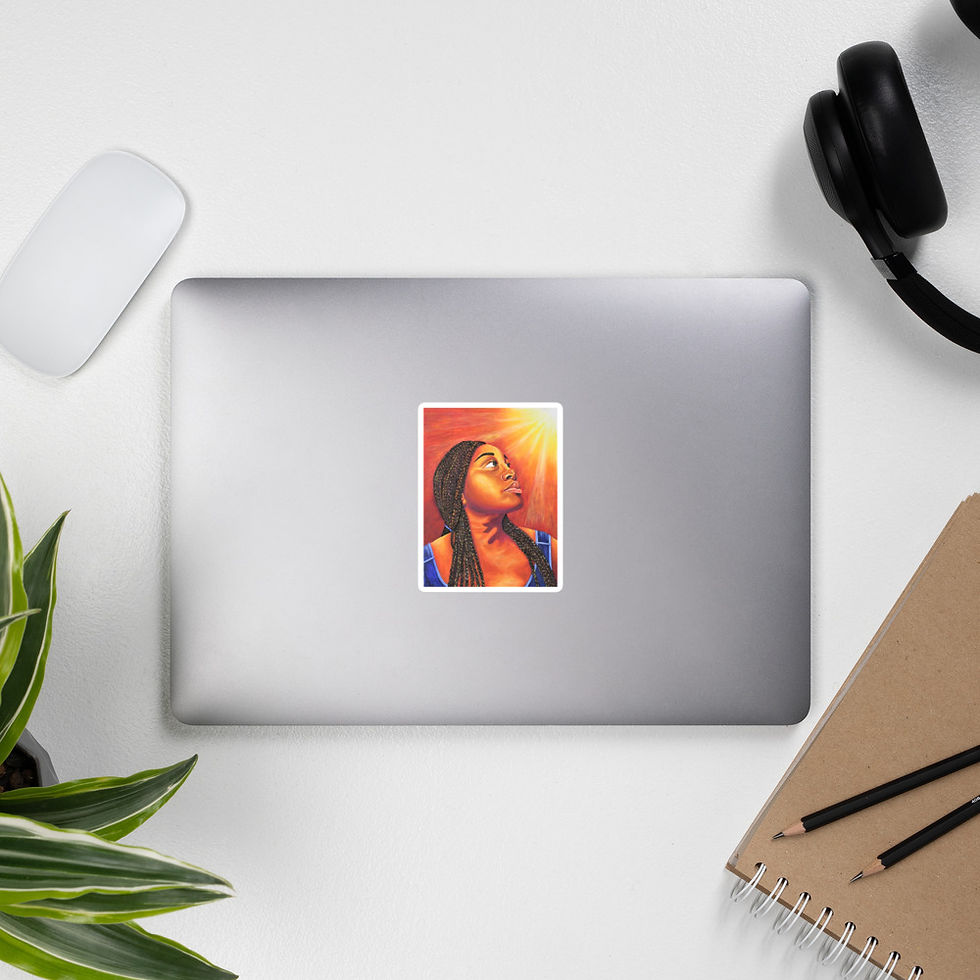Thumbnail: I Look To You Bubble-free stickers