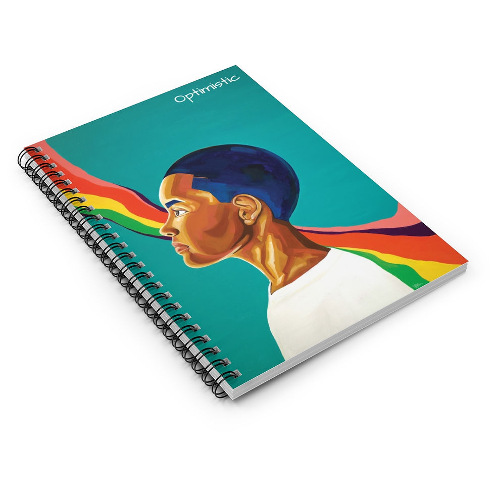 Thumbnail: Optimistic(boy)Spiral Notebook - Ruled Line