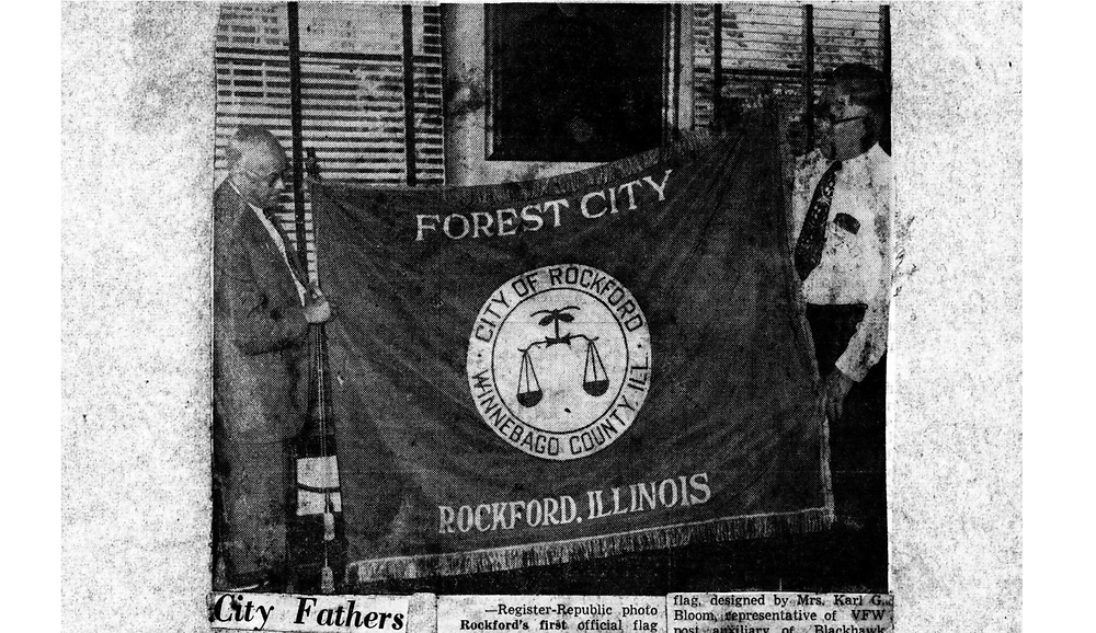 Approved City Flag, Rockford Public Library