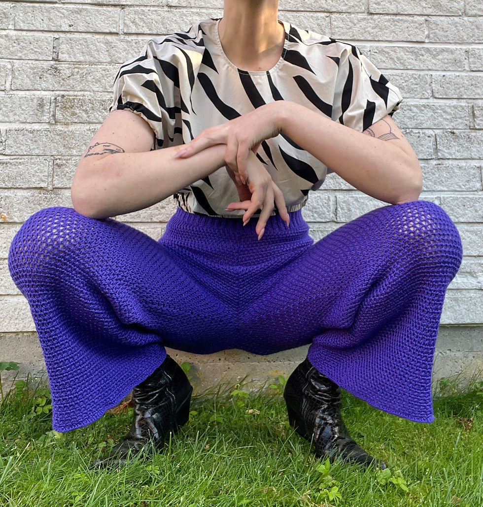 Thumbnail: DOWN TO CLOWN BOTTOMS CROCHET PATTERN