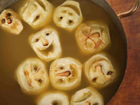 How to Create Halloween Apple Faces