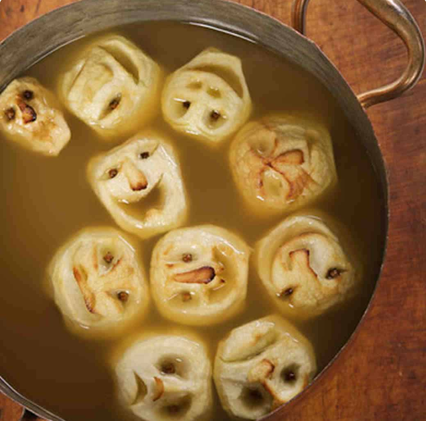 How to Create Halloween Apple Faces