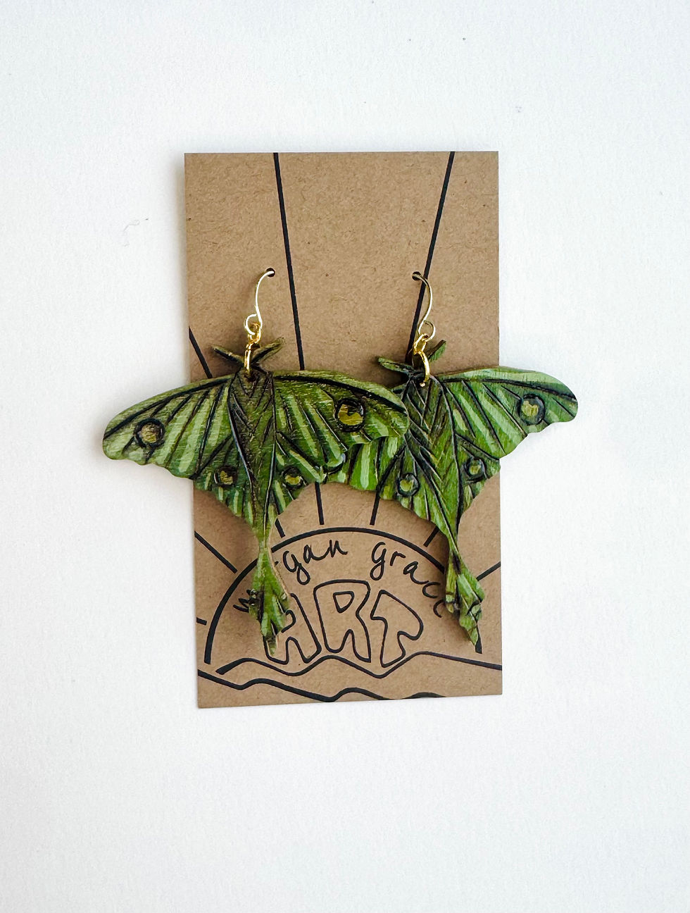 Thumbnail: Luna Moth Earrings 
