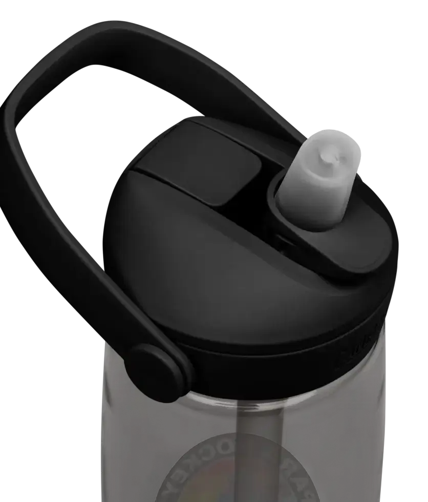 Para Hockey Pride CamelBak Water Bottle - Black Lid and Grey Clear Bottle