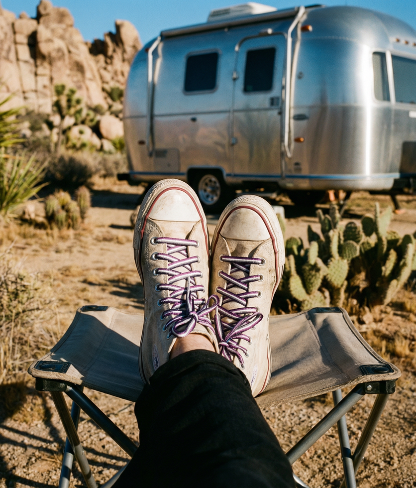 Asexual Flag Shoelaces featuring black, gray, white, and purple stripes inspired by the asexual pride flag.