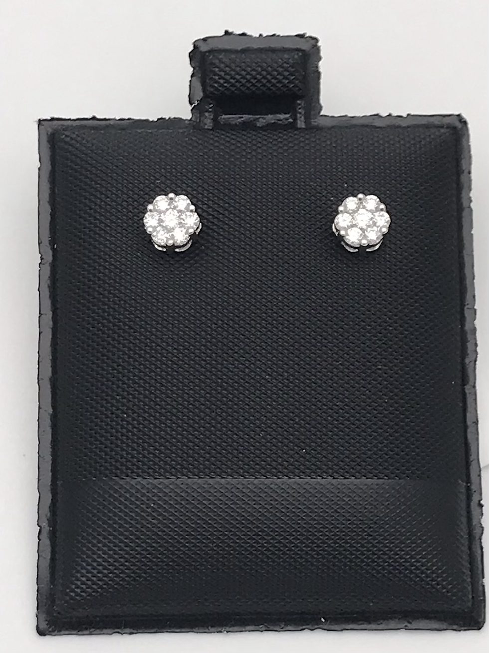 Thumbnail: 14kt White Gold 0.23pts(tw) Genuine Diamond Earrings 