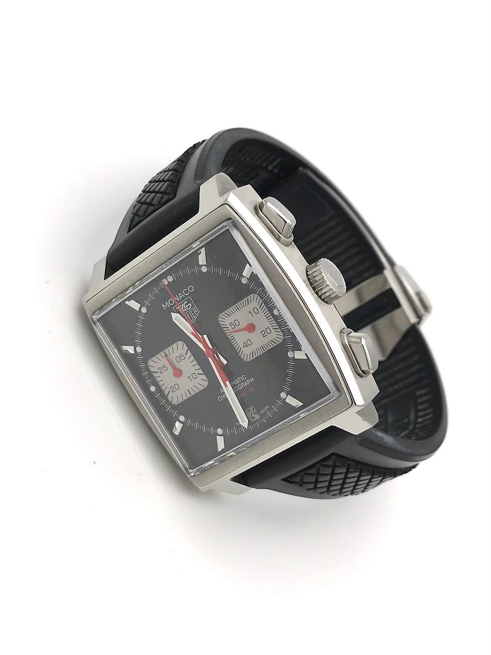 Thumbnail: TAG HEUER Monaco Calibre 12 CAW2114 Automatic Swiss Mens Watch