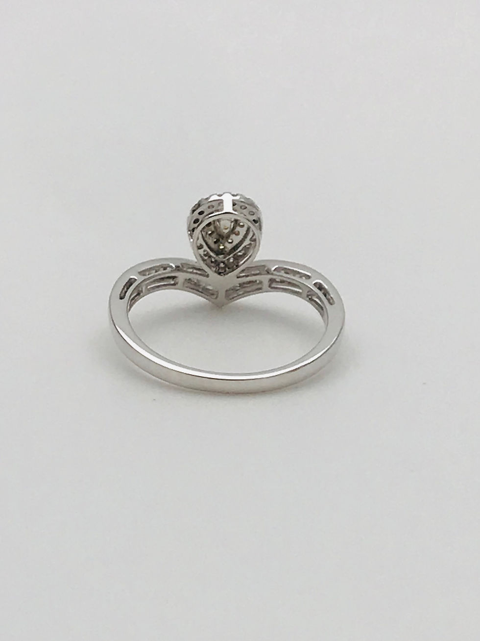 Thumbnail: 750/18k White Gold .45cts(tw) Natural White/Yellow Diamond Ring 6.25