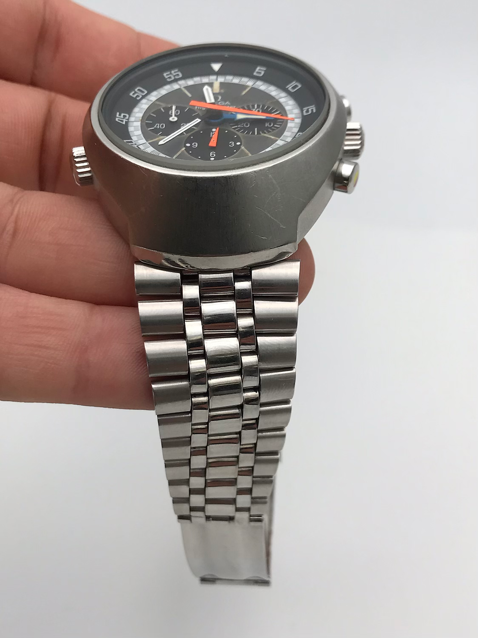Thumbnail: OMEGA Flightmaster Mens Stainless Steel Watch 7”