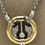 Thumbnail: BARAKA Italy, 750/18k Two-Tone Gold .65cts(tw) Natural Diamonds Circle Necklace 
