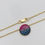 Thumbnail: Phillip House 14kt Yellow Gold Genuine Micro Pave Sapphires Necklace 16”-18”