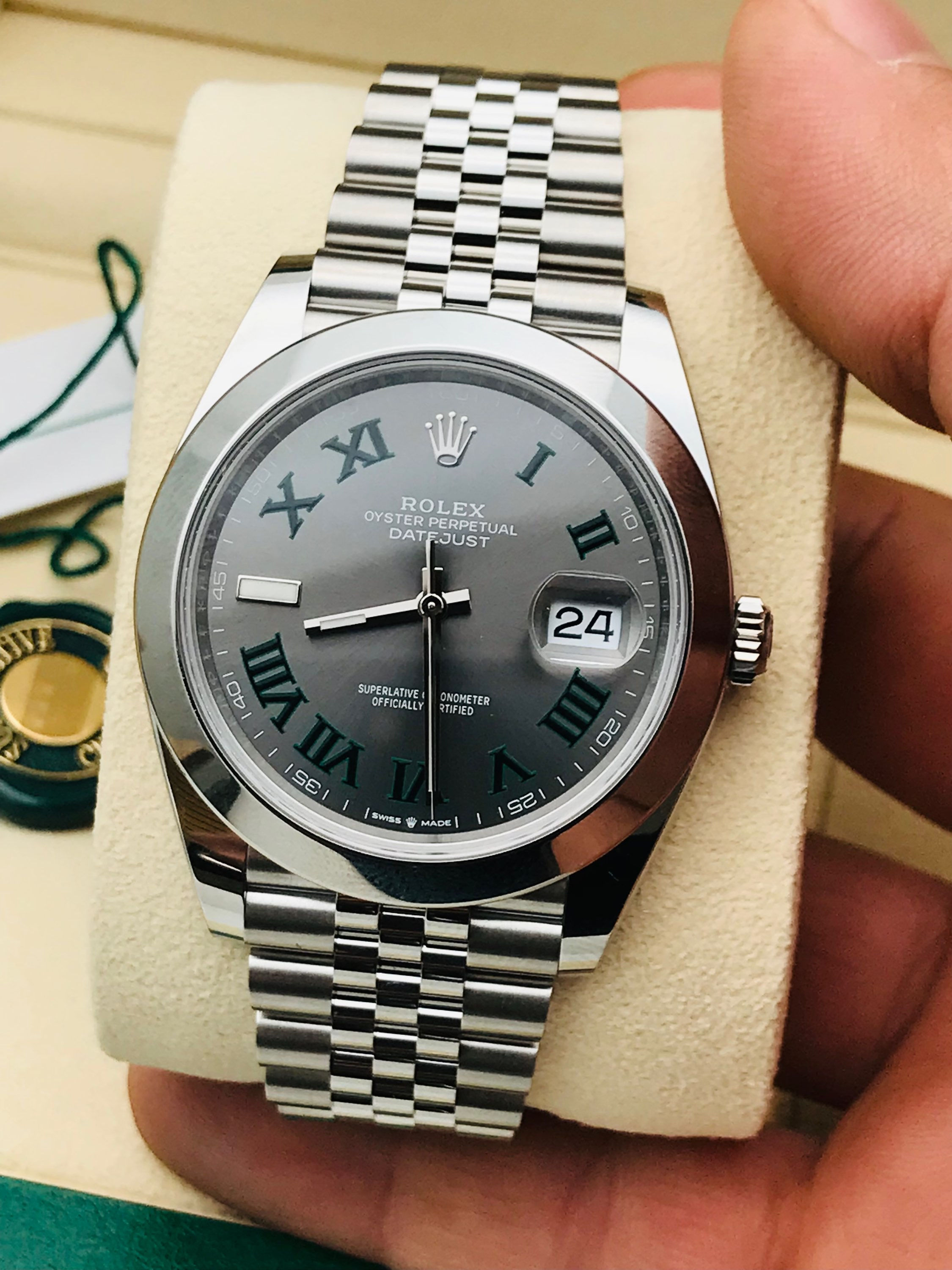Mens ROLEX Date Just Automatic, 41mm, Ref #1