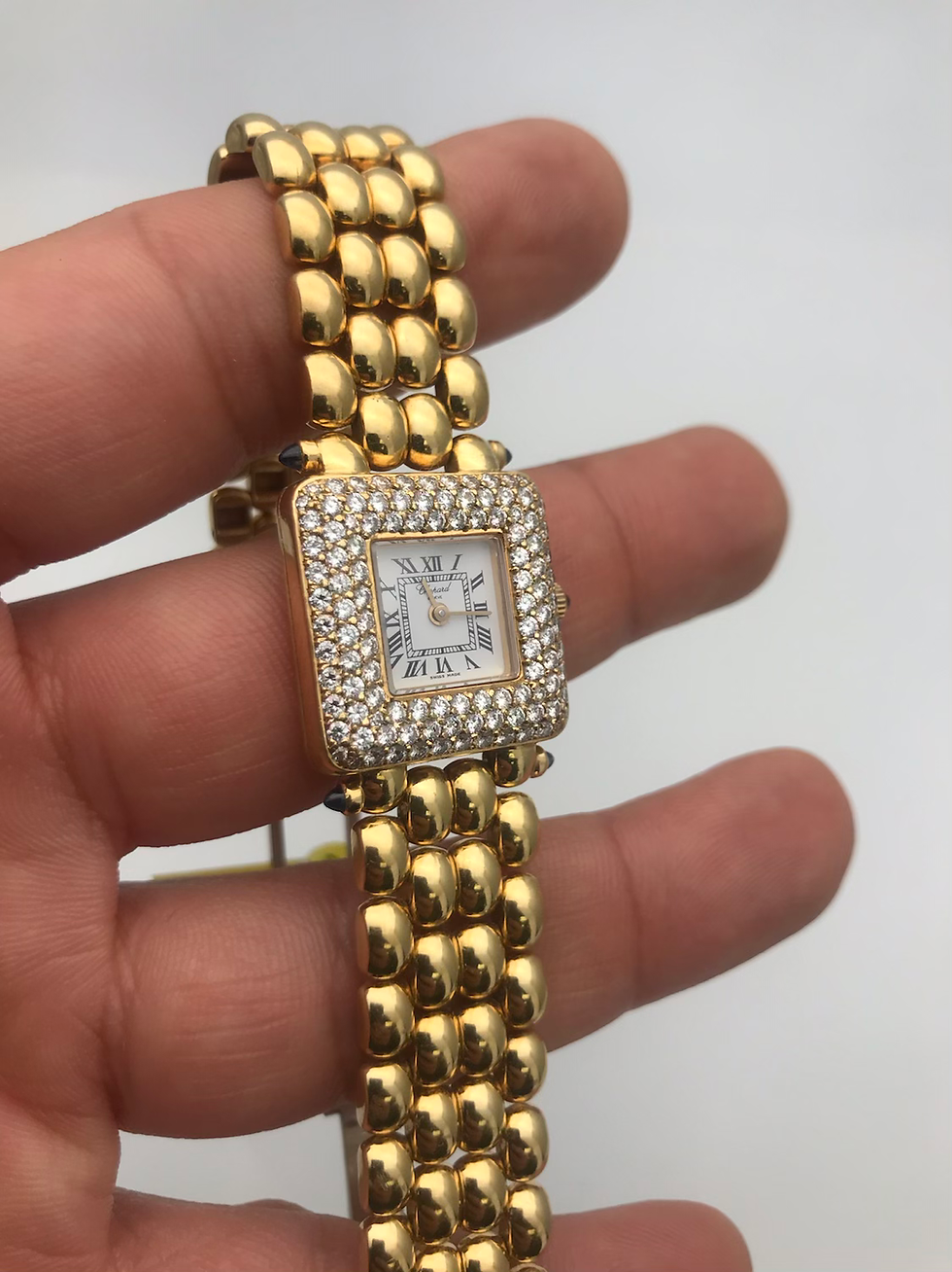 Thumbnail: CHOPARD Ladies 18kt YellowGold 2.00cts(tw) Diamonds Watch