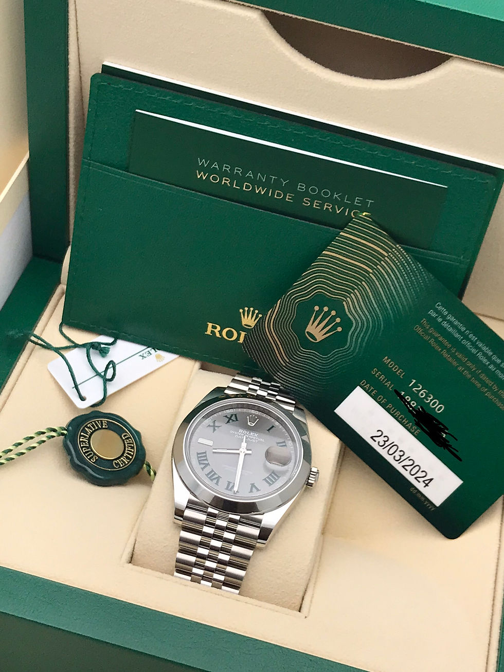 Thumbnail: Mens ROLEX Date Just  Automatic, 41mm, Ref #1