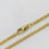 Thumbnail: 14kt Italy Yellow Gold High Polished Byzantine Chain, Lobster Clasp, 20”