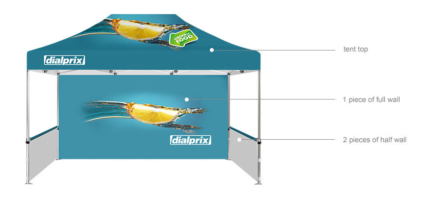 Thumbnail: Custom 10x15 Tent Package 2